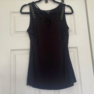 Rock & Republic criss cross neck tank top